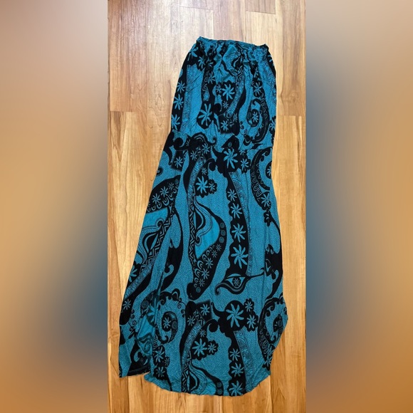 Wahine Toa Dresses & Skirts - Strapless teal Wahine Toa dress 3XL